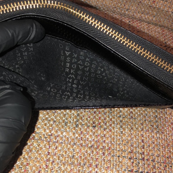 KATE SPADE Black Leather Full Zipper Continental Wallet with Full Coin Section - Picture 4 of 16